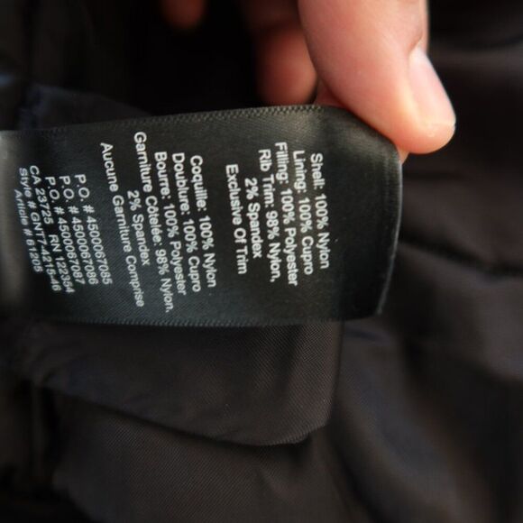 ARITZIA WILFRED flight bomber jacket black zip padded S warm casual preppy fall - Picture 7 of 9